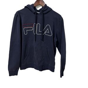 - Fila blue hoodie size medium
